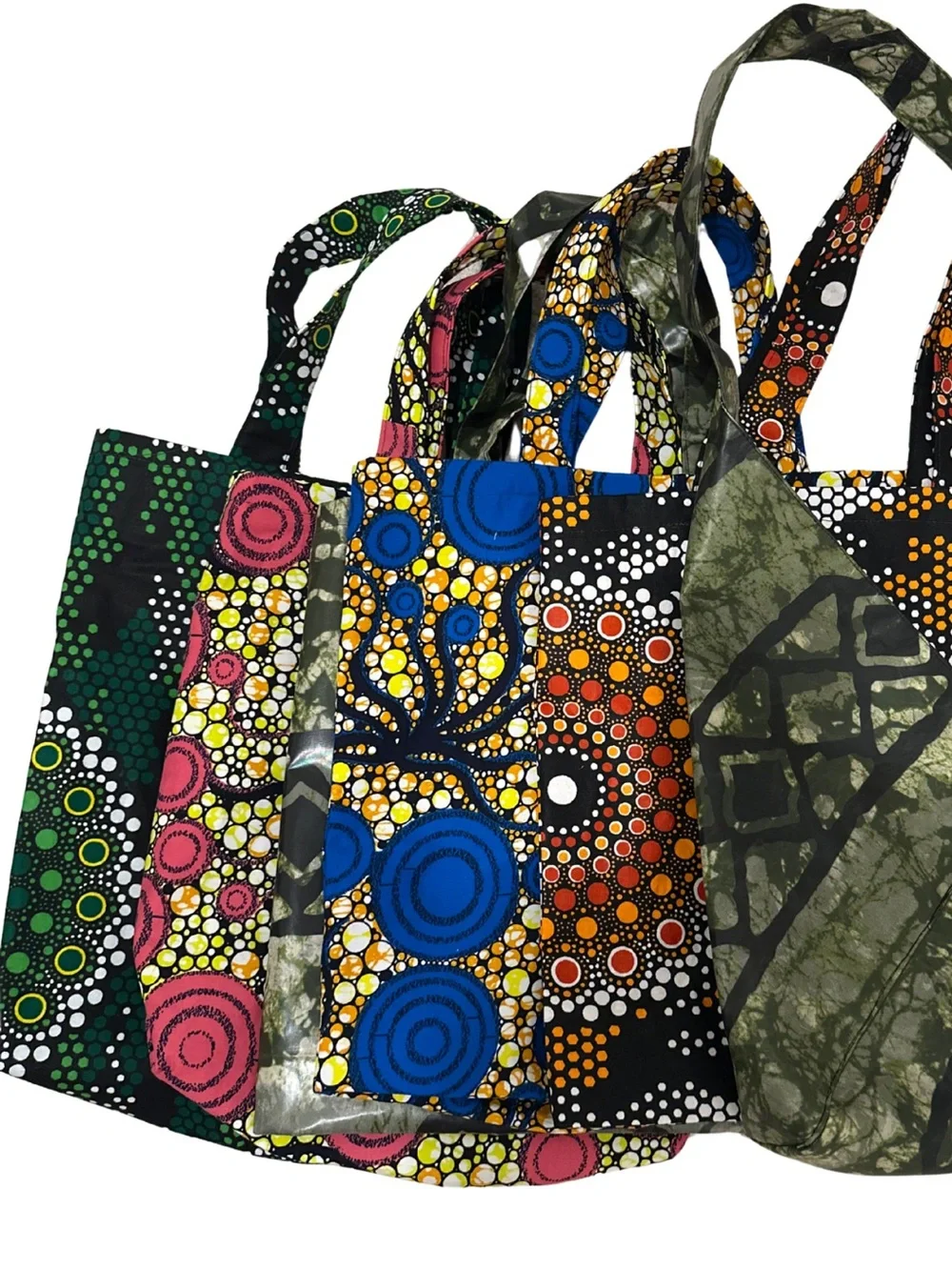 Ankara print handmade totes
